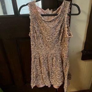 beautiful laced stitching short dress Y2K